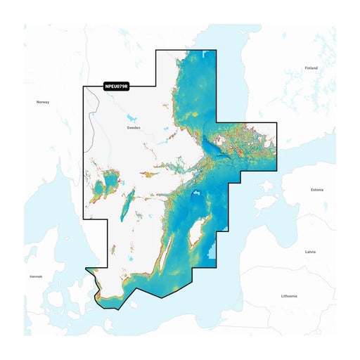 Navionics Platinum+ NPEU079R Sydöstra Sverige Sweden, Southeast