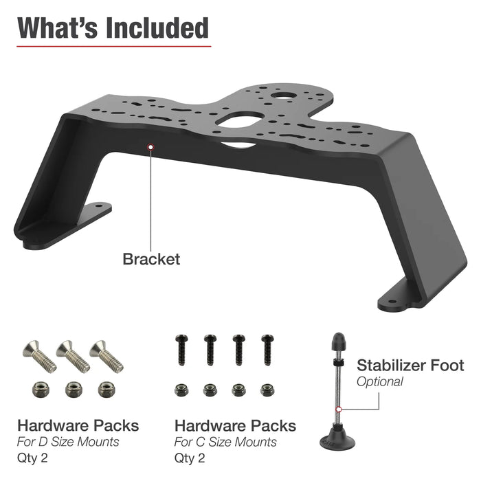 RAM Heavy Duty Fishfinder Deck Mount, bild 5
