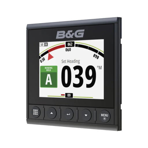 B&G Triton Digital Instrumentdisplay (000-13294-001) – instrumentdisplay som visar inställd kurs i autopilotläge