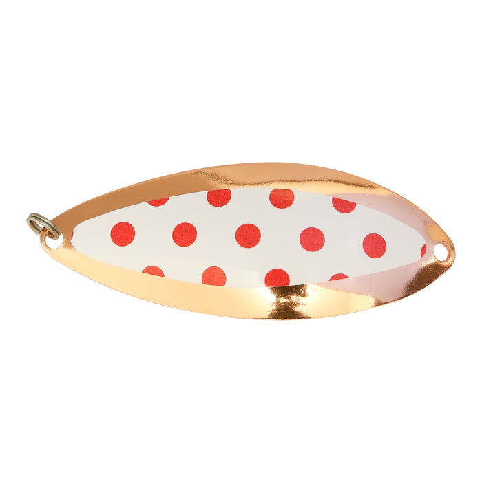 VMC Kaitum Special 68 mm rödingblänke för isfiske, färg KVR