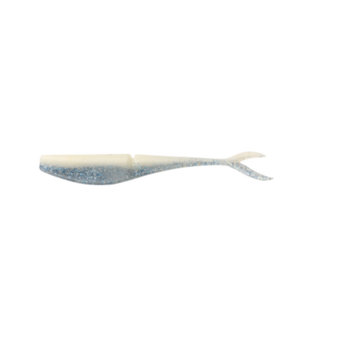 Daiwa Bait Junkie 5 Jerkshad Whitewash Glow mjukbete (jerkbait)