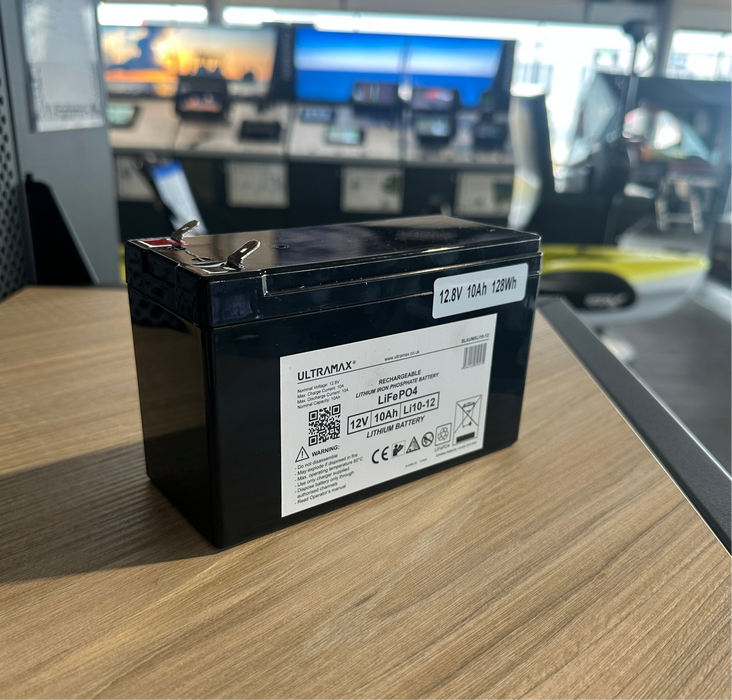Ultramax 12,8V 10Ah LiFePO4 Batteri, bild 2