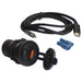 1852 USB-uttag USB-A och USB-C med 1m kabel, 12/24V, bild 2