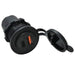 1852 USB-uttag USB-A och USB-C med 1m kabel, 12/24V