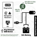 AquaAmp High Power USB-C uttag 10-24V