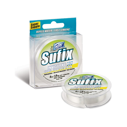 Sufix Invisiline Ice Fluorocarbon 50 m 0,18 mm fluorokarbonlina för isfiske