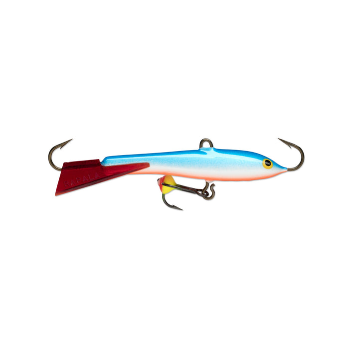 Rapala Jigging Rap WH 3 cm balanspirk med lyskrok för isfiske, färg BSR