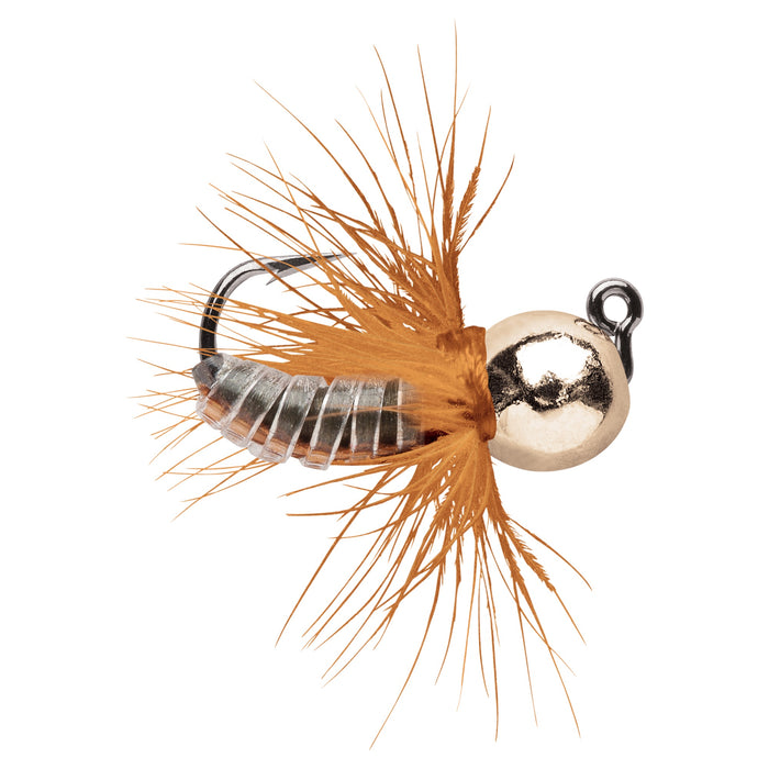 VMC Tungsten Fly Jig 1,8 g pimpelbete för isfiske, färg Metallic Gold (MG)