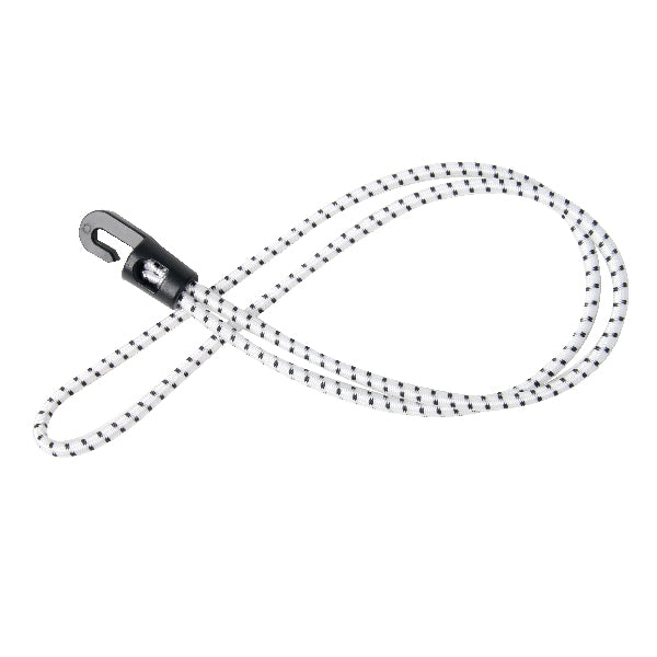 Elastisk lina med krok Ø4 mm vit