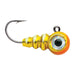 VMC Tungsten Larv Eye Jig 1,8 g pimpelbete för isfiske, färg Glow Juicy Lucy (GJL)
