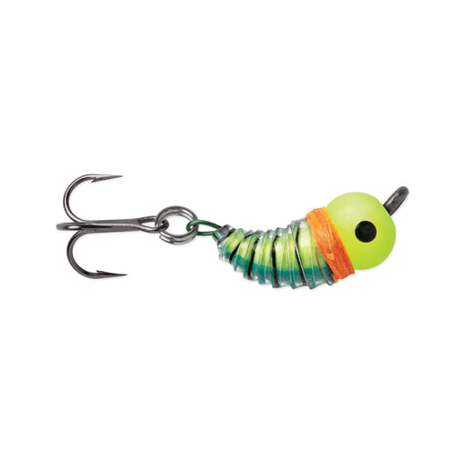 VMC Tungsten BugBite Jig 1,8 g pimpelbete för isfiske, färg Glow Firetiger (GFT)