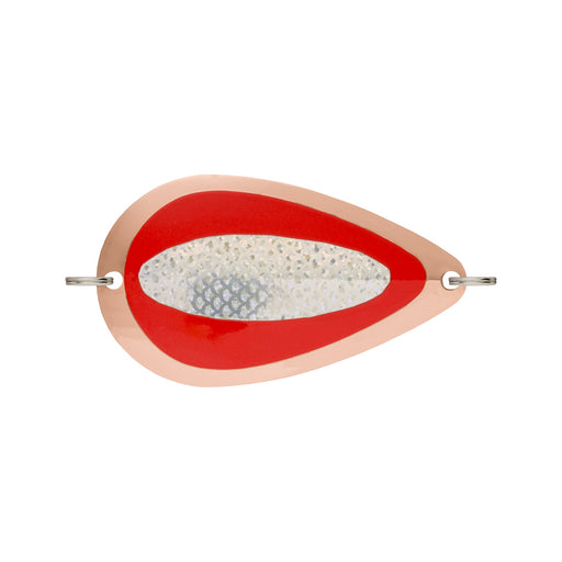 VMC Akka XL 80 mm blinkpirk för isfiske, färg Copper Fluo Orange Hollow (CFOH)