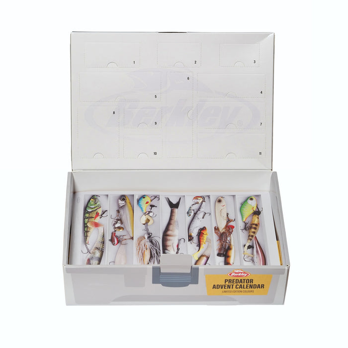 Berkley Adventskalender Predator, öppen kalender