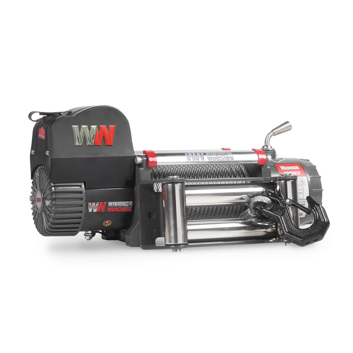 Warrior Winches Samurai 8000 Elektrisk Vinsch 24V - Stålvajer, bild 3