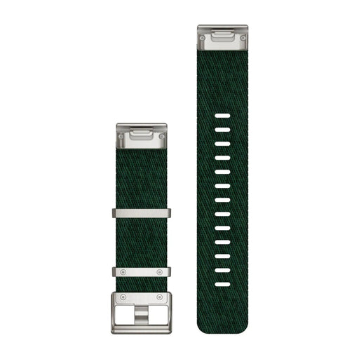Garmin QuickFit® 22 klockarmband Tallgrönt Jacquardvävt Nylon, bild 2