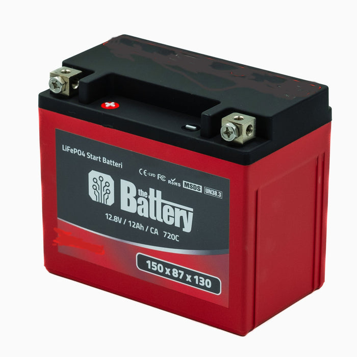 Super-X The Battery 12 BS CELL 12,8V 12Ah Start Puls Ström 840A