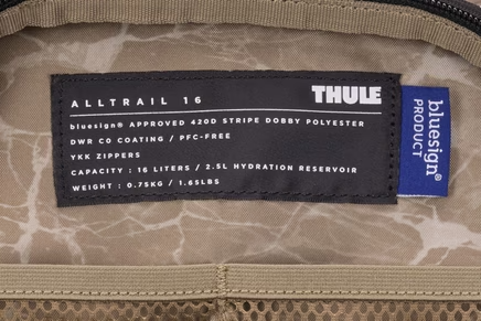 Thule AllTrail Vätskeryggsäck 16L - Svart, bild 7