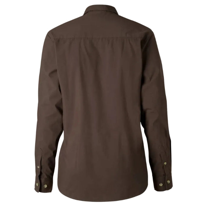 Pinewood InsectSafe Poplin L/S Shirt Dam D.Olive, bild 2