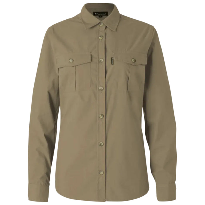 Pinewood InsectSafe Poplin L/S Shirt Dam, bild 1