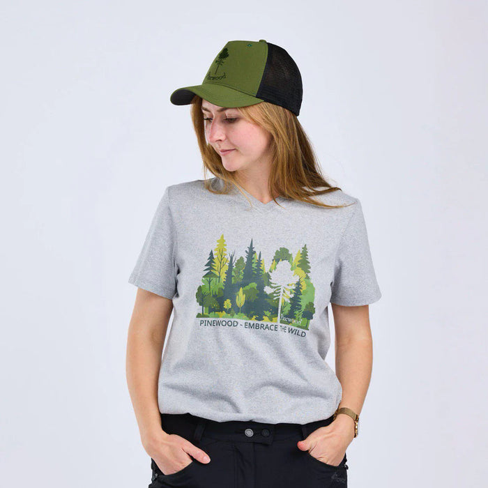 Pinewood Finnveden Recycled Outdoor T-shirt W grå, bild 2