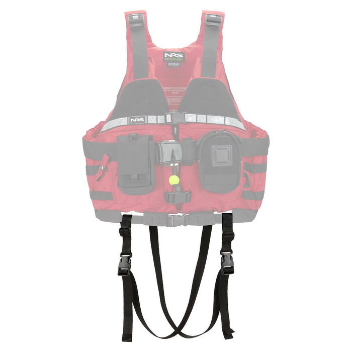 NRS Rescue PFD Leg Straps svart