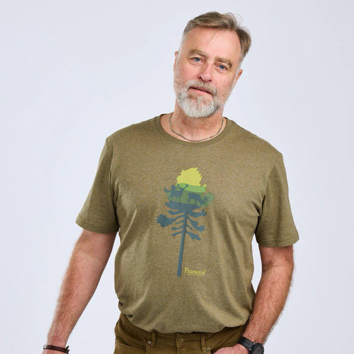 Pinewood Finnveden Recycled Outdoor T-shirt olivgrön, bild 2