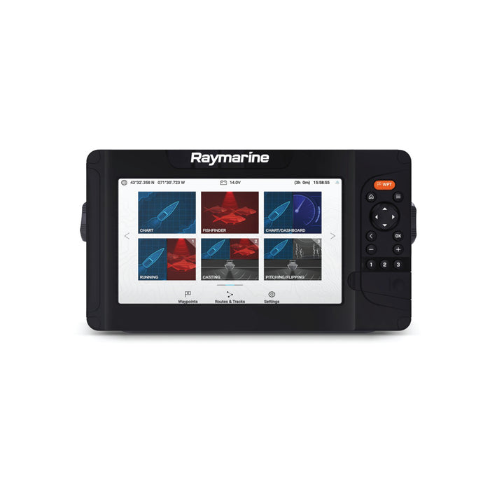 Raymarine Element 9 S - 9" MFD med Wi-Fi, GPS & LightHouse sjökort över norra Europa, bild 3