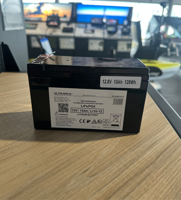 Ultramax 12,8V 10Ah LiFePO4 Batteri, bild 3