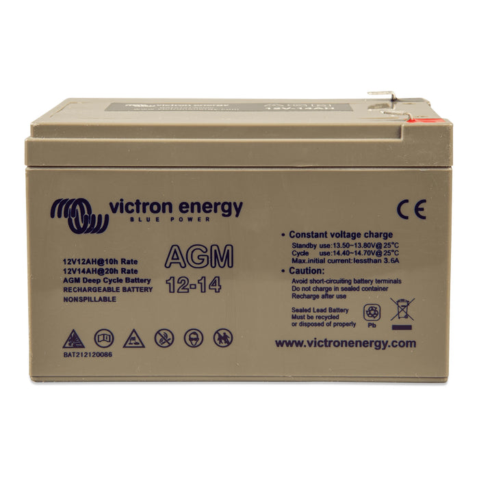 Victron Energy AGM Deep Cycle batteri 12V/14Ah, produktbild