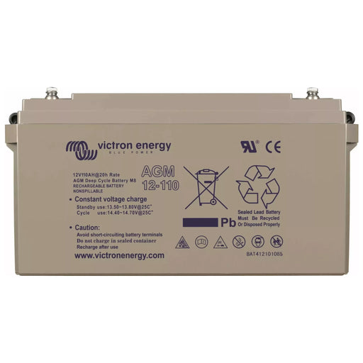 Victron Energy AGM Deep Cycle batteri 12V/110Ah, produktbild