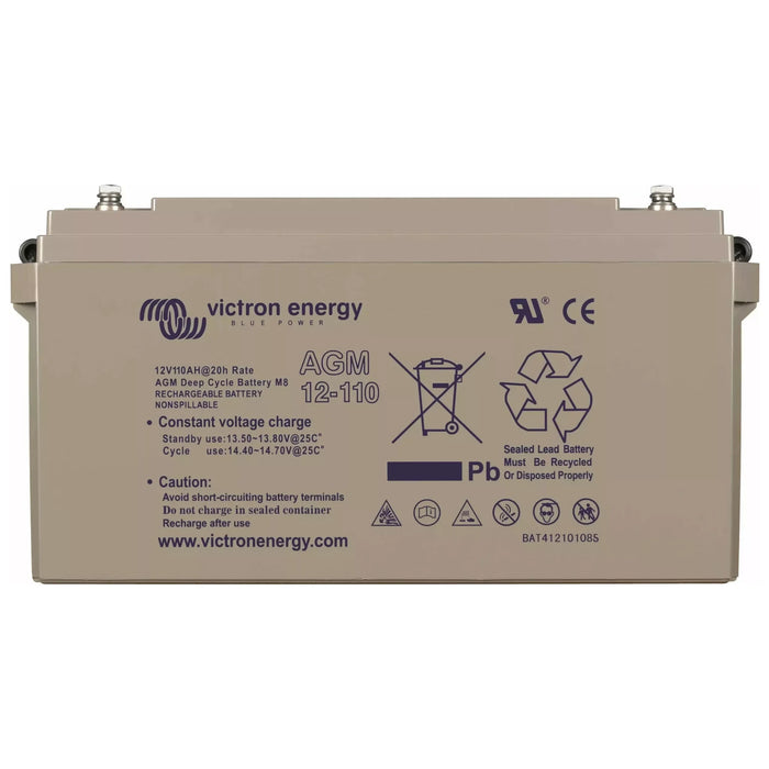 Victron Energy AGM Deep Cycle batteri 12V/110Ah, produktbild