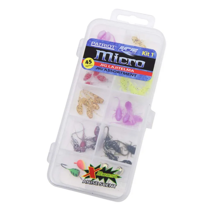 Patriot Ice Micro Jigg-set 45 st
