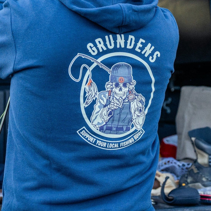 Grundéns Displacement DWR Hoodie Support Local Fishing Guides, bild 3