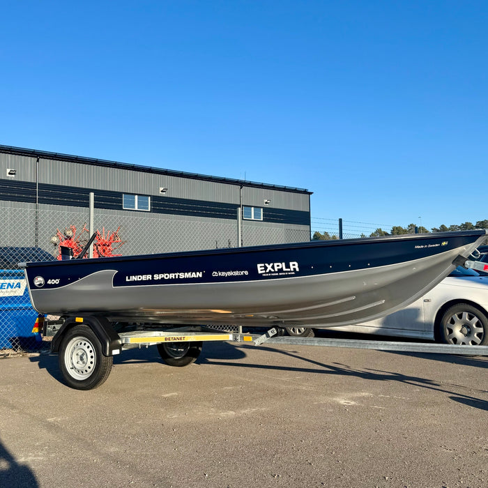 Linder Sportsman 400 båtpaket EXPLR Edition med Betanet trailer och ePropulsion eLite, bild 2