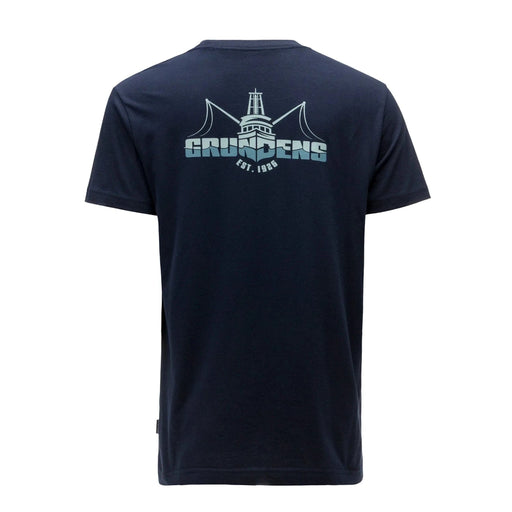 Grundéns Logo Boat SS T-shirt Dark Navy