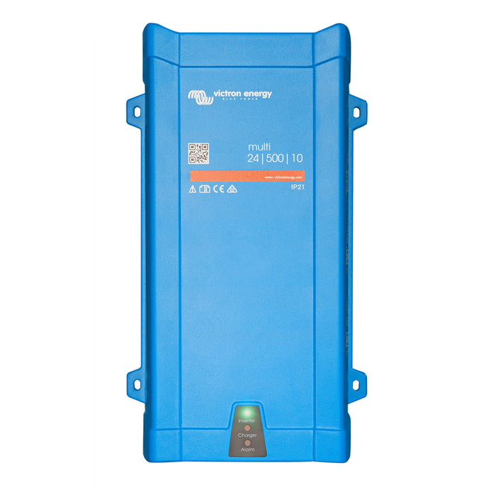 Victron Energy MultiPlus 24/500/10-16 växelriktare och laddare, sedd framifrån