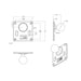 RAM Mounts VESA-adapterplatta 75x75mm med Kula (C-kula), bild 4