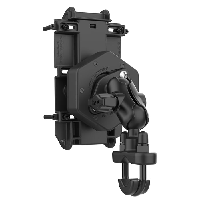 RAM Mounts Quick-Grip™ XL Mobilhållare Vibe-Safe™ Styrfäste U-Bult Kort Arm (B-kula), bild 2