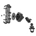 RAM Mounts Quick-Grip™ XL Mobilhållare Vibe-Safe™ Styrfäste U-Bult Kort Arm (B-kula), bild 3