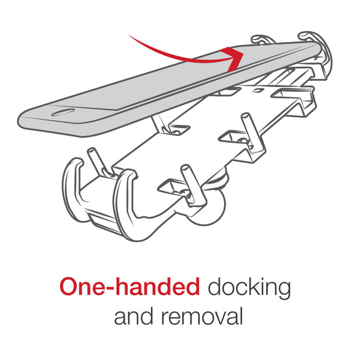 RAM Mounts Quick-Grip™ XL Mobilhållare Styrfäste U-Bult Kort Arm (B-kula), bild 8