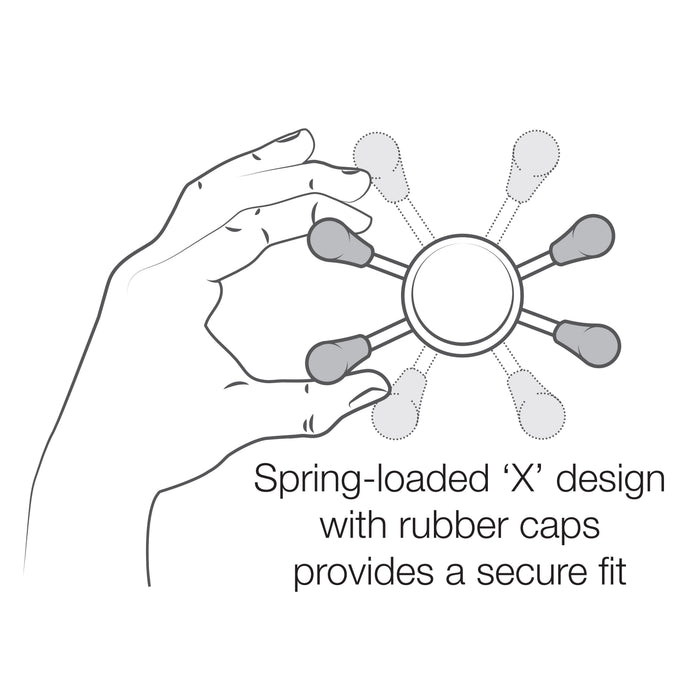 RAM Mounts X-Grip® Telefonhållare med Twist-Lock™ Sugpropp och Medellång Arm (B-kula), bild 7
