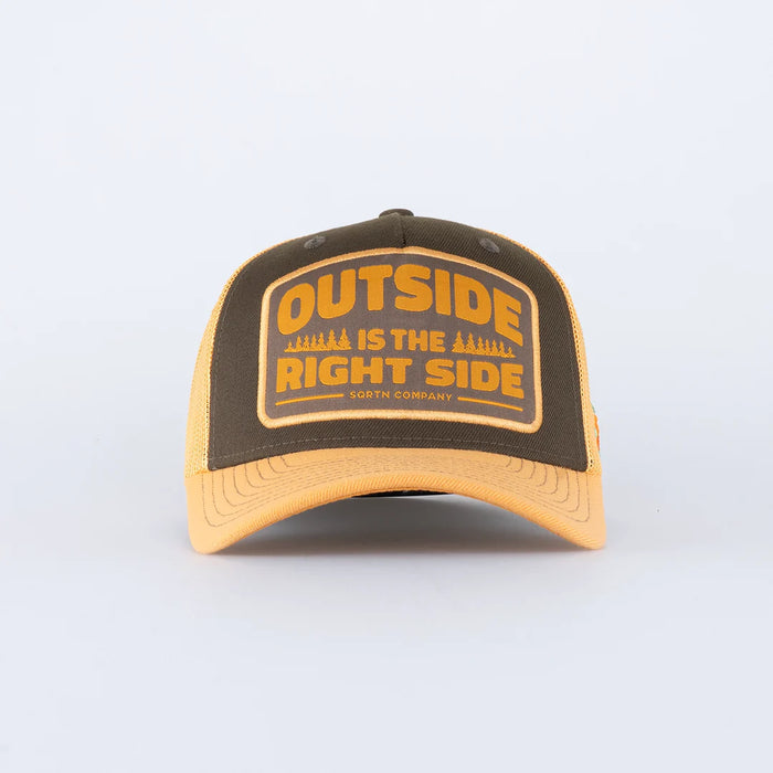 SQRTN Right Side Trucker Keps - Hooked Olive, bild 2