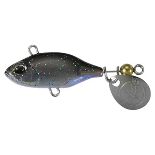 Duo Realis Spin 40 Black Smokey Shad, 14g (1/2oz), 40mm (1-5/ 8 in), Hook 10