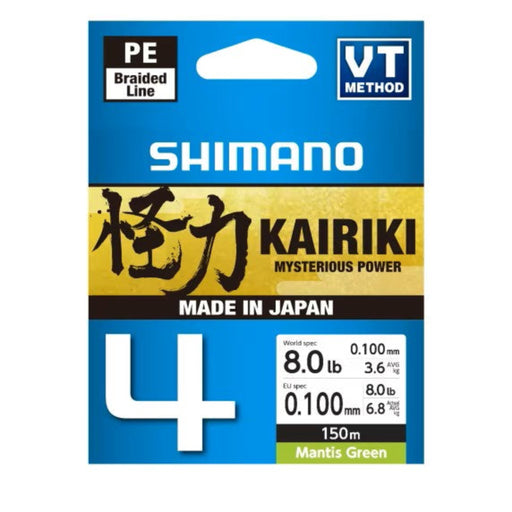 Shimano Kairiki 4 150m Green