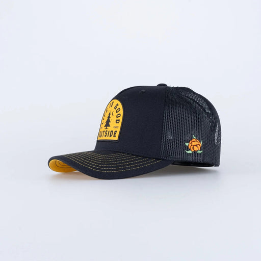 SQRTN Good Life Trucker Keps Hooked Black - kayakstore.se