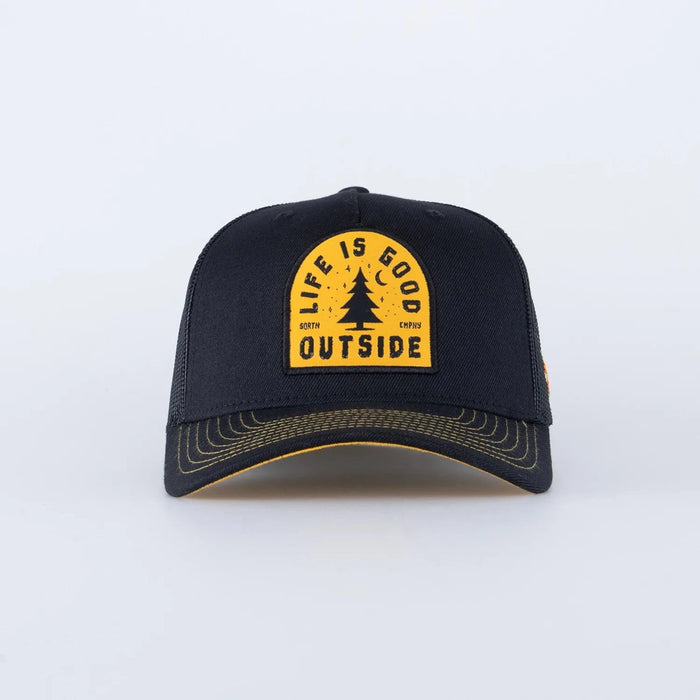 SQRTN Good Life Trucker Keps Hooked Black - kayakstore.se