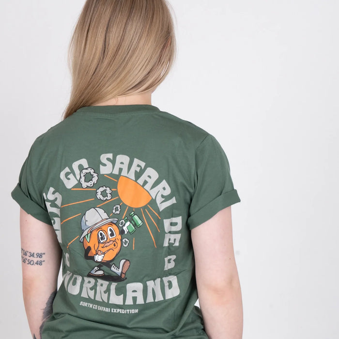 SQRTN CB Safari T-Shirt - Stone Olive, bild 3