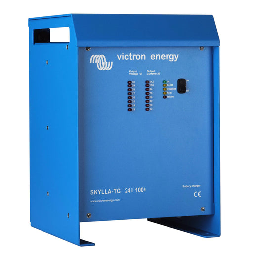 Victron Energy Skylla-TG 24/100 (1+1) 3-Phase batteriladdare, sedd framifrån