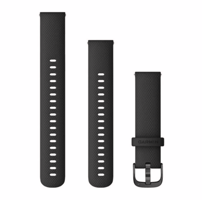 Garmin Armband med Snabbfäste 18mm Silikon