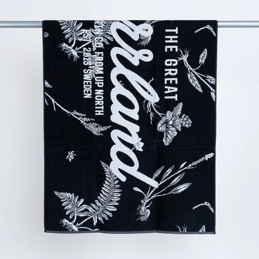 SQRTN TGN Beach Towel- Plants Black, bild 2